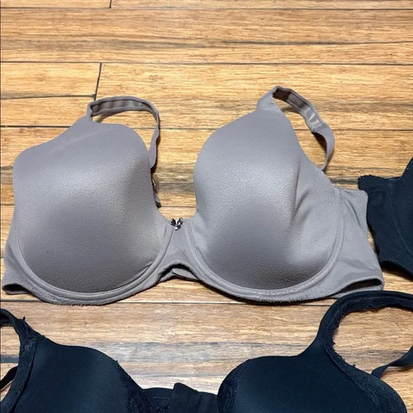 Soma Embraceable Perfect Coverage Bra Lot of 4 Black Taupe Plus Size 42DD/42DDD - Picture 3 of 16